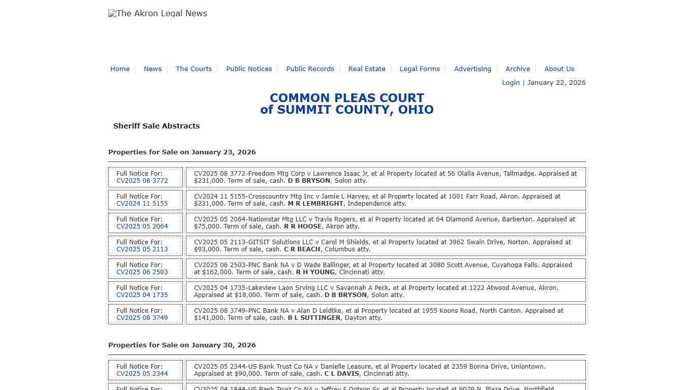 The Akron Legal News
