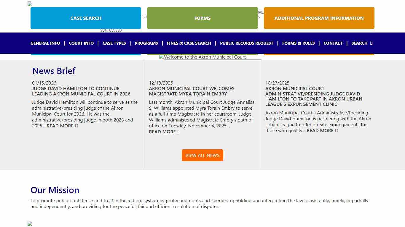 Akron Municipal Court - Home